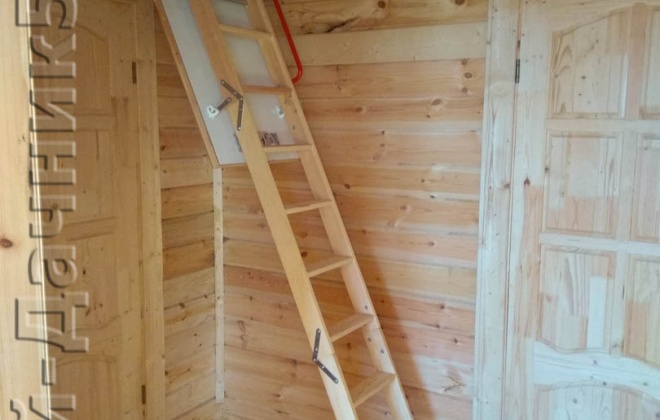 4 Брусовой дом ОД-11, 9×9, 81 м², Новгородская область,  Валдайский район, Деревня Ивантеево (3)